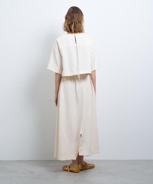 LANVIN en Bleu（ランバンオンブルー）の「リングツイードプルオーバーブラウス（シャツ/ブラウス・レディース・オフホワイト/ブラック・38）」の5枚目の写真