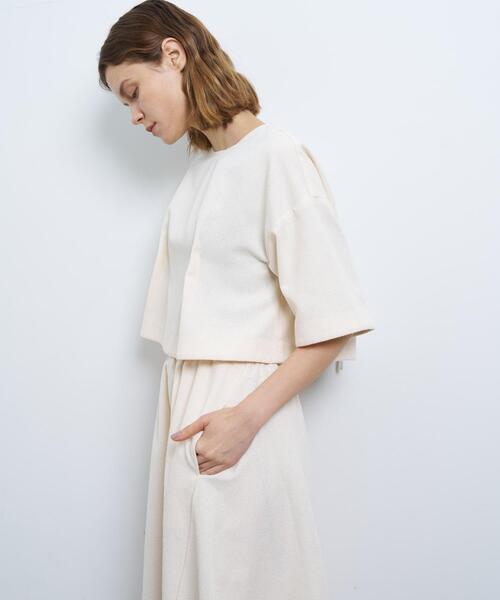 LANVIN en Bleu（ランバンオンブルー）の「リングツイードプルオーバーブラウス（シャツ/ブラウス・レディース・オフホワイト/ブラック・38）」の6枚目の写真