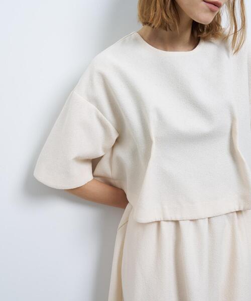 LANVIN en Bleu（ランバンオンブルー）の「リングツイードプルオーバーブラウス（シャツ/ブラウス・レディース・オフホワイト/ブラック・38）」の9枚目の写真