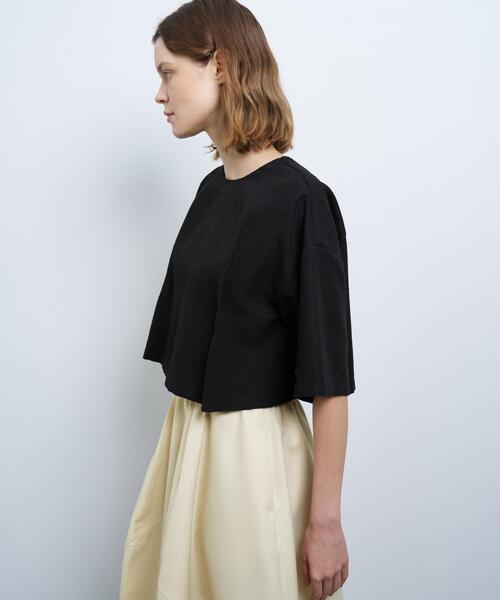 LANVIN en Bleu（ランバンオンブルー）の「リングツイードプルオーバーブラウス（シャツ/ブラウス・レディース・オフホワイト/ブラック・38）」の13枚目の写真