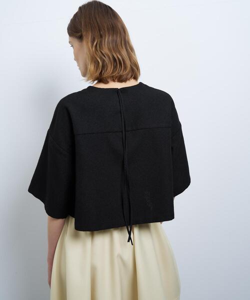 LANVIN en Bleu（ランバンオンブルー）の「リングツイードプルオーバーブラウス（シャツ/ブラウス・レディース・オフホワイト/ブラック・38）」の14枚目の写真