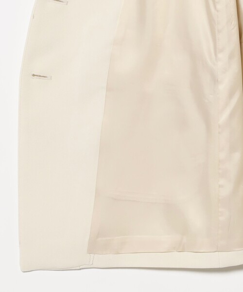Ray BEAMS（レイビームス）の「ノーカラー バック ギャザー ジレ（ベスト・レディース・ホワイト系その他6/ブラック・0/1）」の7枚目の写真
