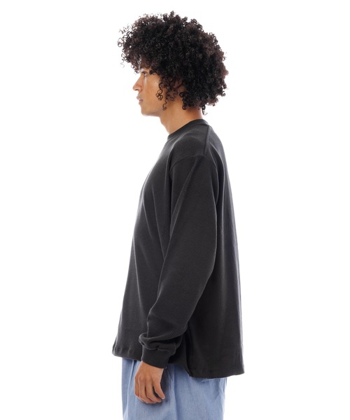 Sandinista(サンディニスタ)の「2 Tone Cotton Knit Top / 2トーンコットンニットトップ(ニット/セーター・メンズ・ホワイト系その他/ブルー系その他/チャコール・LARGE/MEDIUM/SMALL)」の13枚目の写真
