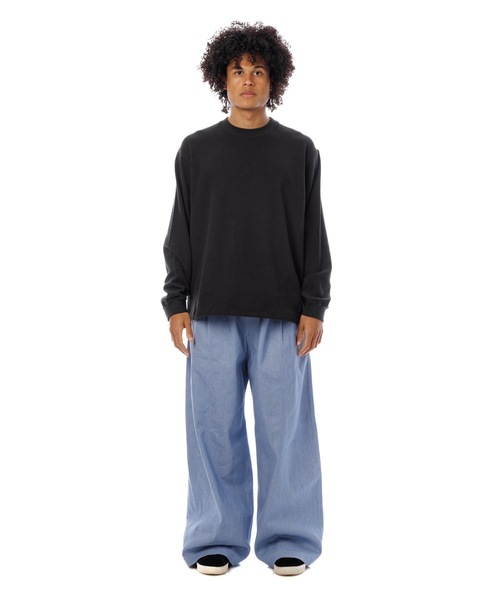 Sandinista(サンディニスタ)の「2 Tone Cotton Knit Top / 2トーンコットンニットトップ(ニット/セーター・メンズ・ホワイト系その他/ブルー系その他/チャコール・LARGE/MEDIUM/SMALL)」の19枚目の写真