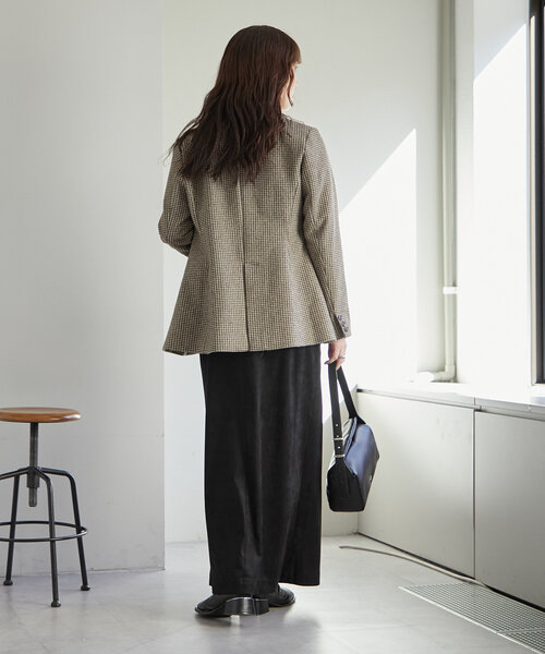 mystic（ミスティック）の「ベルト付きフェイクスウェードスカート（スカート・レディース・ブラック/ブラウン・FREE）」の6枚目の写真