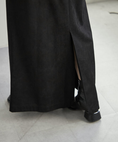 mystic（ミスティック）の「ベルト付きフェイクスウェードスカート（スカート・レディース・ブラック/ブラウン・FREE）」の10枚目の写真