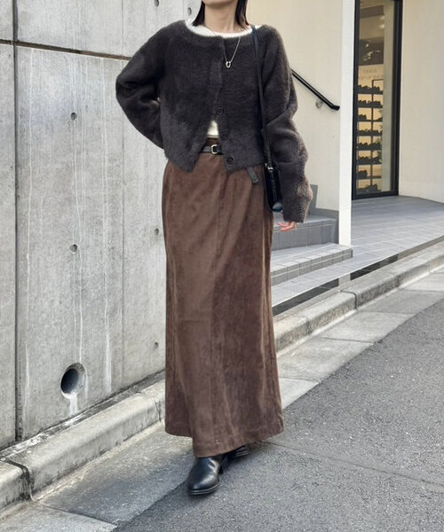 mystic（ミスティック）の「ベルト付きフェイクスウェードスカート（スカート・レディース・ブラック/ブラウン・FREE）」の18枚目の写真