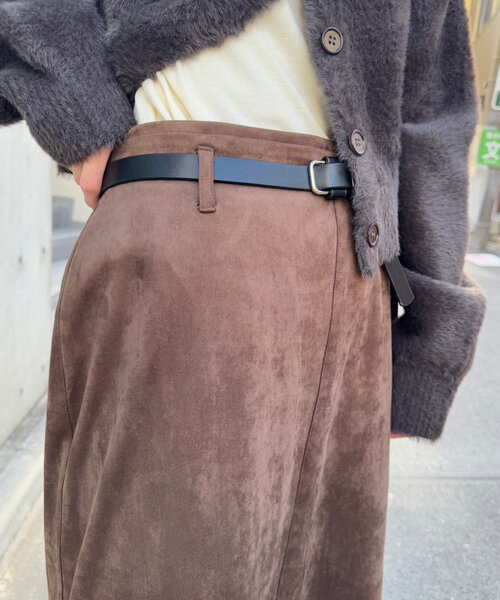 mystic（ミスティック）の「ベルト付きフェイクスウェードスカート（スカート・レディース・ブラック/ブラウン・FREE）」の19枚目の写真