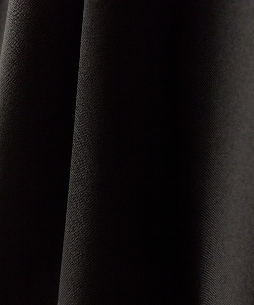 Chick（チック）の「Double Button High-Waist Wide Slacks / ウエストベルト 2タック ワイドスラックス（スラックス・レディース・グレー/ブラック/ナチュラル・FREE）」の7枚目の写真