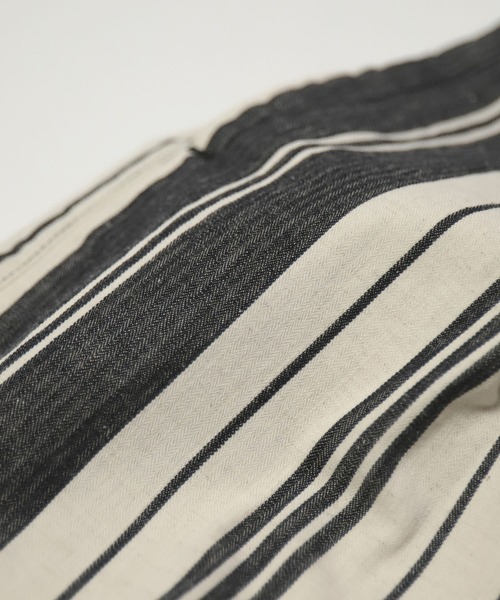 Brocante（ブロカント）の「[Brocante / ブロカント] オリジナルストライプ グランパジャケット（その他アウター・レディース・ブラック系その他・2）」の6枚目の写真