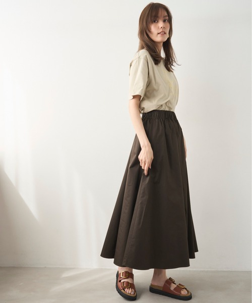 セール】【WEB限定00サイズ】ボリュームフレアスカート【手洗い