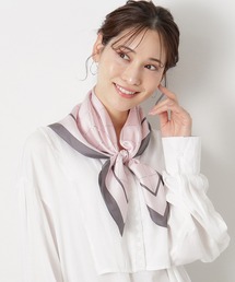 スカーフ MACINTOSH PHILOSOPHY シルクツイルプリント 68*68