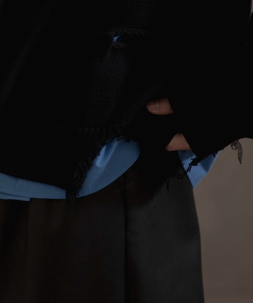 LUCY（ルーシー）の「LUCY/ダメージニットプルオーバー（ニット/セーター・メンズ・ブラック・LARGE/MEDIUM）」の15枚目の写真