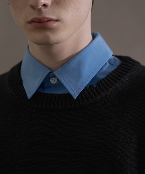 LUCY（ルーシー）の「LUCY/ダメージニットプルオーバー（ニット/セーター・メンズ・ブラック・LARGE/MEDIUM）」の9枚目の写真