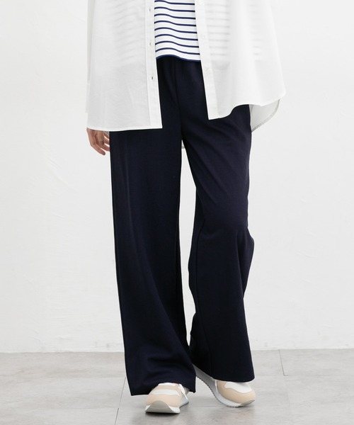 Honeys(ハニーズ)の「【セルフカット】セルフカットワイドパンツ(その他パンツ・レディース・ネイビー/グレイッシュベージュ/グリーン/スミクロ/ブラック/ブラウン・LL/L/M/S/3L)」の6枚目の写真