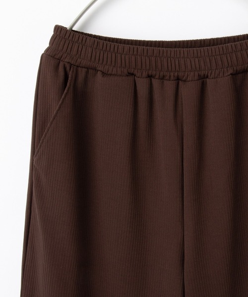 Honeys(ハニーズ)の「【セルフカット】セルフカットワイドパンツ(その他パンツ・レディース・ネイビー/グレイッシュベージュ/グリーン/スミクロ/ブラック/ブラウン・LL/L/M/S/3L)」の11枚目の写真