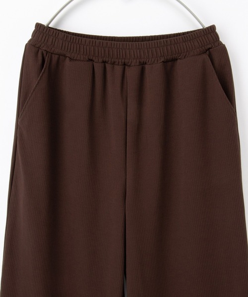 Honeys(ハニーズ)の「【セルフカット】セルフカットワイドパンツ(その他パンツ・レディース・ネイビー/グレイッシュベージュ/グリーン/スミクロ/ブラック/ブラウン・LL/L/M/S/3L)」の16枚目の写真