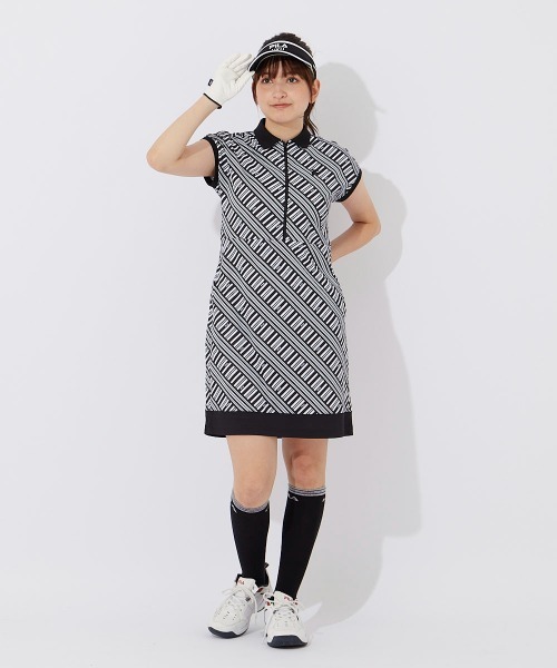 FILA GOLF(フィラゴルフ )の「機能性デザインワンピース(ワンピース・レディース・ブラック/ライトブルー/レッド・X-SMALL/SMALL/MEDIUM/LARGE/X-LARGE)」の5枚目の写真