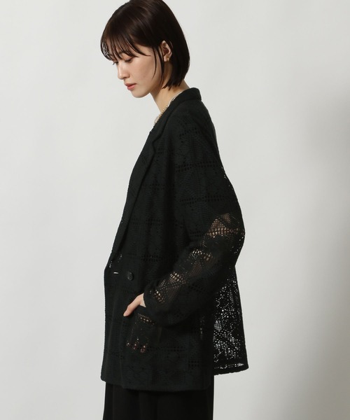 LAKOLE（ラコレ）の「レースジャケット / 321621（テーラードジャケット・レディース・アイボリー/ブラック・FREE）」の20枚目の写真