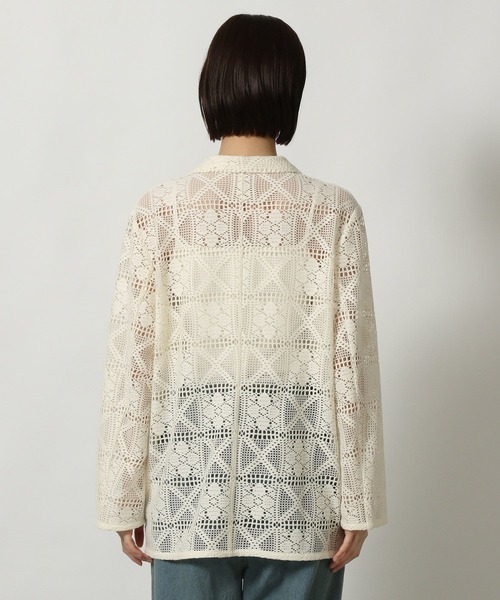 LAKOLE（ラコレ）の「レースジャケット / 321621（テーラードジャケット・レディース・アイボリー/ブラック・FREE）」の17枚目の写真