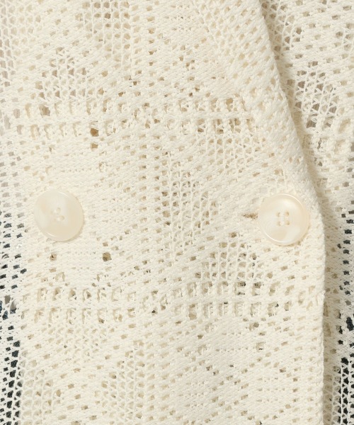 LAKOLE（ラコレ）の「レースジャケット / 321621（テーラードジャケット・レディース・アイボリー/ブラック・FREE）」の9枚目の写真