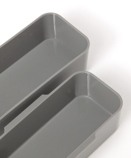 LAKOLE（ラコレ）の「ランチボックス[二段型] / 284125（お弁当箱・レディース・グレー/ホワイト・FREE）」の10枚目の写真