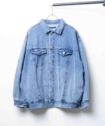 Bling Leads（ブリングリーズ）の「【Bling leads】オーバーサイズ　3RD デニムジャケット（デニムジャケット）」