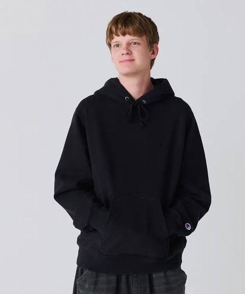 Champion / パーカー/M/コットン/BLK Champion/チャンピオン】直営限定コレクション メンズ フーデッド