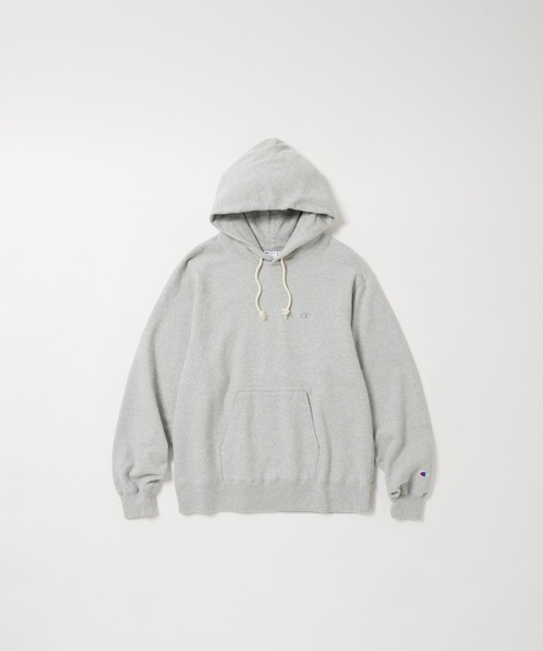 Champion(チャンピオン)の「【Champion/チャンピオン】直営限定コレクション メンズ フーデッドスウェットシャツ(パーカー・メンズ・グレー系その他/ブラック/グレー/ダークネイビー/ベージュ/オートミール/パープル/その他35・SMALL/MEDIUM/LARGE/X-LARGE)」の9枚目の写真