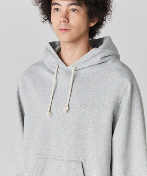 Champion(チャンピオン)の「【Champion/チャンピオン】直営限定コレクション メンズ フーデッドスウェットシャツ(パーカー・メンズ・グレー系その他/ブラック/グレー/ダークネイビー/ベージュ/オートミール/パープル/その他35・SMALL/MEDIUM/LARGE/X-LARGE)」の13枚目の写真