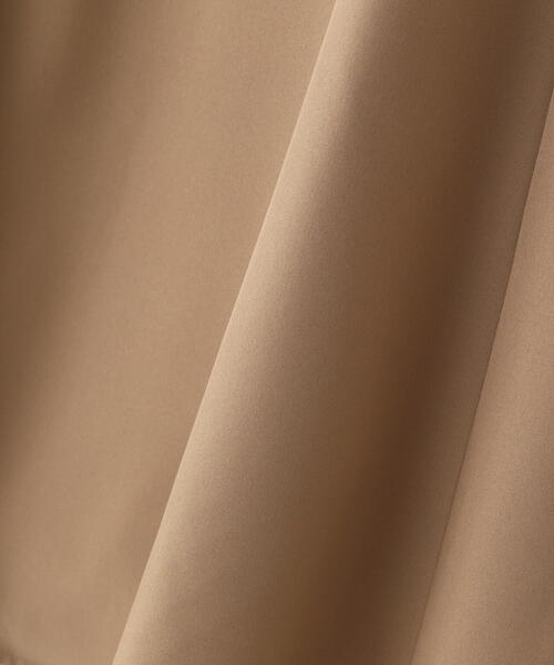 NATURAL BEAUTY BASIC（ナチュラルビューティーベーシック）の「◇クロップドシャツ＆フレアスカート（シャツワンピース・レディース・ブルー/オフホワイト/ブラウン・MEDIUM/P/S）」の10枚目の写真