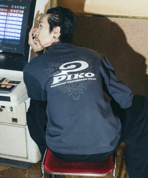 セール】PIKO/ピコ 別注 ビッグロゴ ロングスリーブTシャツ（Tシャツ