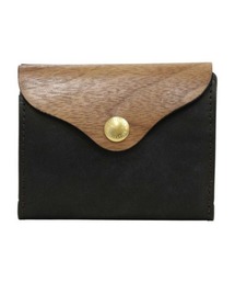 ＶＡＲＣＯ（ヴァーコ）の「【VARCO REAL WOOD/ヴァーコ リアル ウッド】 マルゴーパルムウォレット 日本製 牛革 手のひらサイズ（財布）」