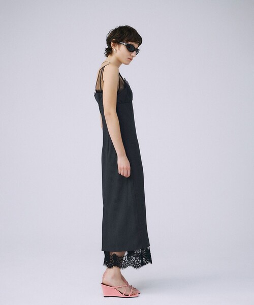 JOSE MOON ラインストーンキャミドレス JOSE MOON ワンピース LINE STONE CAMIDRESS/ラインストーン