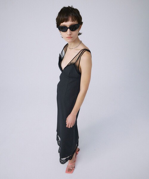 JOSE MOON ラインストーンキャミドレス セール】LINE STONE CAMIDRESS/ラインストーンキャミドレス