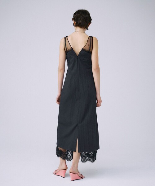 JOSEMOON/ジョゼムーン】SHEER LAYERED CAMIDRESS/シアー