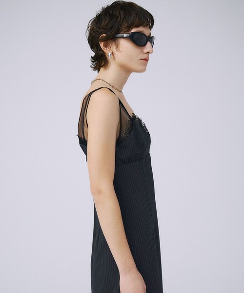 JOSEMOON/ジョゼムーン】SHEER LAYERED CAMIDRESS/シアー