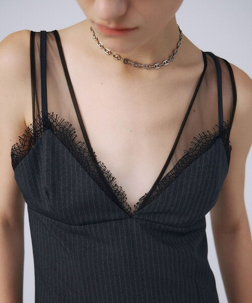 JOSEMOON キャミワンピース専用 JOSE MOON ワンピース MAXIM LACE CAMIDRESS/マキシムレース