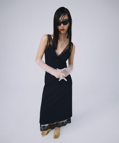 JOSE MOON ラインストーンキャミドレス セール】LINE STONE CAMIDRESS/ラインストーンキャミドレス