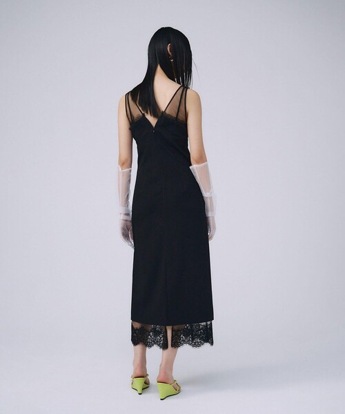 JOSEMOON/ジョゼムーン】SHEER LAYERED CAMIDRESS/シアー