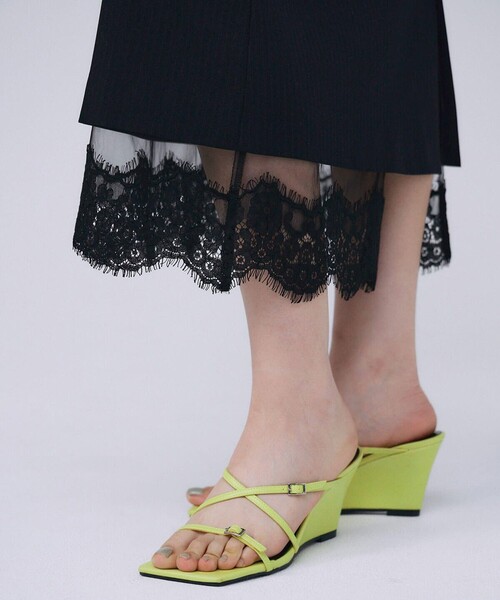 JOSEMOON/ジョゼムーン】SHEER LAYERED CAMIDRESS/シアーレイヤー