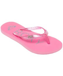 ROXY（ロキシー）の「RG VIVA SPARKLE /ロキシーキッズグリッタービーサン（ビーチサンダル）（サンダル）」