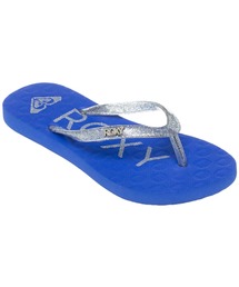 ROXY（ロキシー）の「RG VIVA SPARKLE /ロキシーキッズグリッタービーサン（ビーチサンダル）（サンダル）」