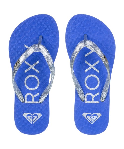 ROXY（ロキシー）の「RG VIVA SPARKLE /ロキシーキッズグリッタービーサン（ビーチサンダル）（サンダル・キッズ・ブラック/ブルー/ピンク・17cm/18cm/19cm/20cm/21cm/22cm）」の7枚目の写真