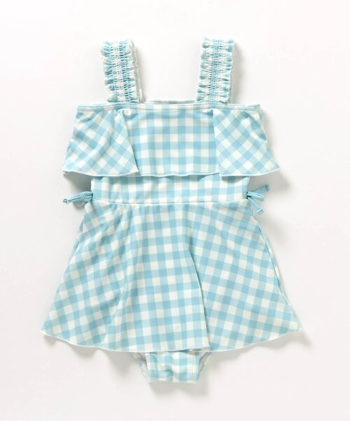 BREEZE（ブリーズ）の「【UVカット/ジュニア対応】フリルワンピース水着（水着・キッズ・サックスブルー/レッド・80/90/100/110/120/130/140）」の18枚目の写真