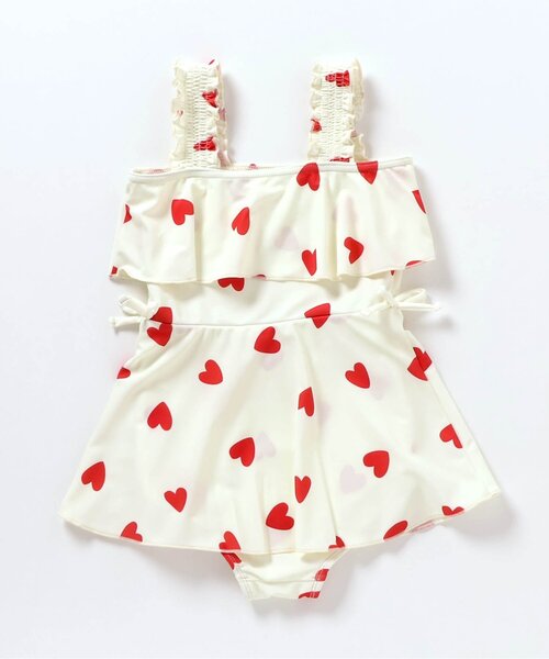 BREEZE（ブリーズ）の「【UVカット/ジュニア対応】フリルワンピース水着（水着・キッズ・サックスブルー/レッド・80/90/100/110/120/130/140）」の19枚目の写真