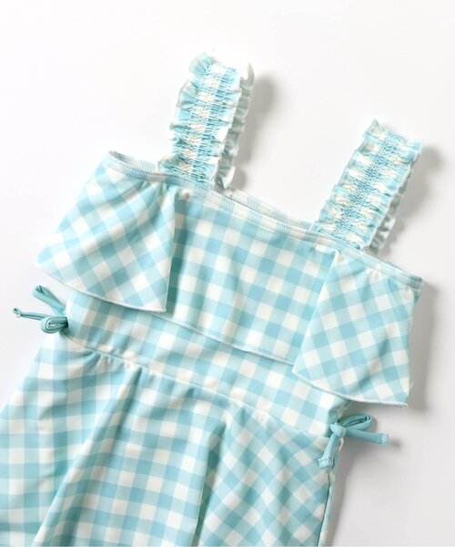 BREEZE（ブリーズ）の「【UVカット/ジュニア対応】フリルワンピース水着（水着・キッズ・サックスブルー/レッド・80/90/100/110/120/130/140）」の21枚目の写真