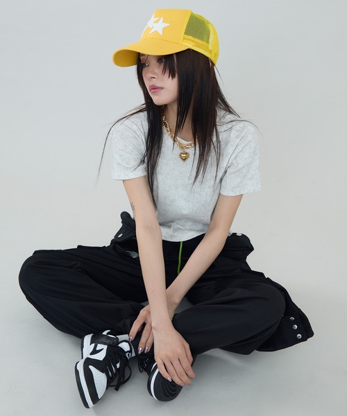 SEN TOKYO(セントーキョー)の「ルーズワイドレッグドロストカーゴパンツ(カーゴパンツ・レディース・ブラック・L/M)」の18枚目の写真