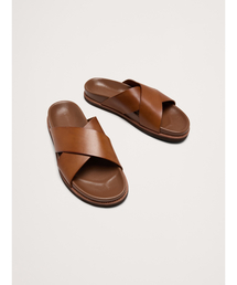 Banana Republic（バナナリパブリック）の「レザースライドサンダル