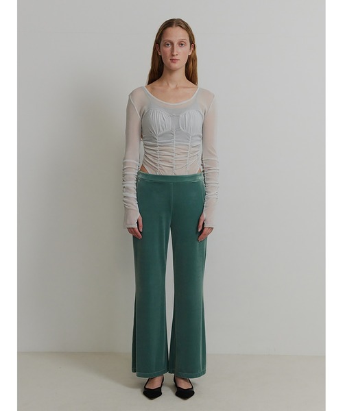 SORIN（ソリン ）の「Stretchy Tulle Gathered Bodysuit（T